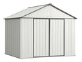 Arrow 10×8 Ezee Storage Shed Kit – Cream & Charcoal