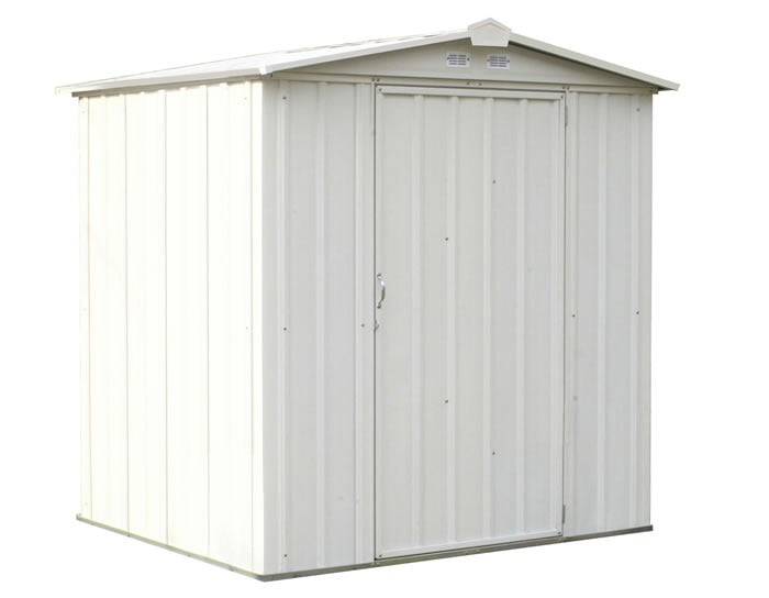 Arrow 6×5 Ezee Storage Shed Kit – Cream