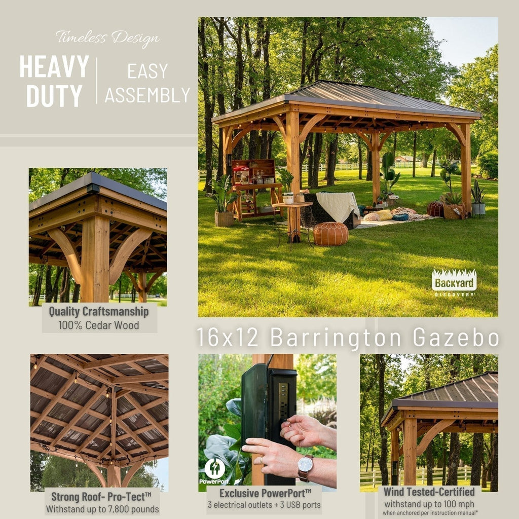 16×12 Barrington Gazebo