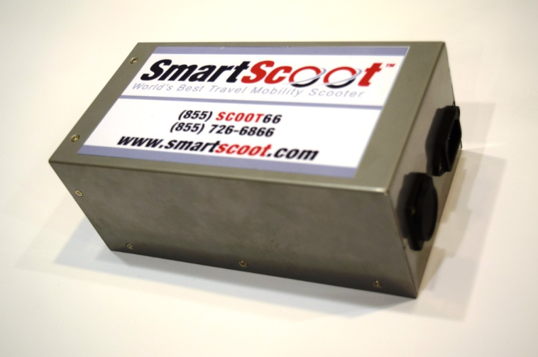 SmartScoot Lightweight Three Wheel Folding Mobility Scooter