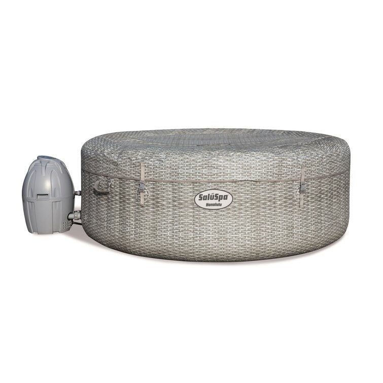Bestway Saluspa Airjet 6 Person Inflatable Hot Tub Spa with Chemical Treatment