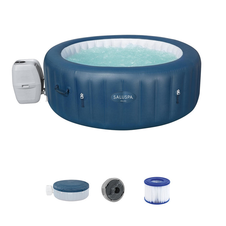 Chicago 54-Jet Hot Tub with LED Light