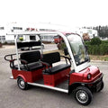 6 Seater Electric Golf Cart Limo LSV Low Speed Vehicle Six Passenger – 60v Skyline Transporter – Red – CDU