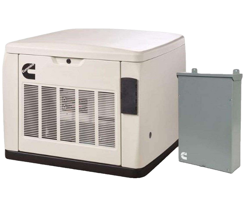 Cummins RS20AC A061C602 20kW WiFi Quiet Connect™ Series Standby Generator LP/NG with 200A Automatic Transfer Switch Scratch and Dent