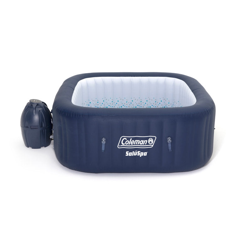 Coleman 4 – Person 114 – Jet Square Inflatable Hot Tub in Blue