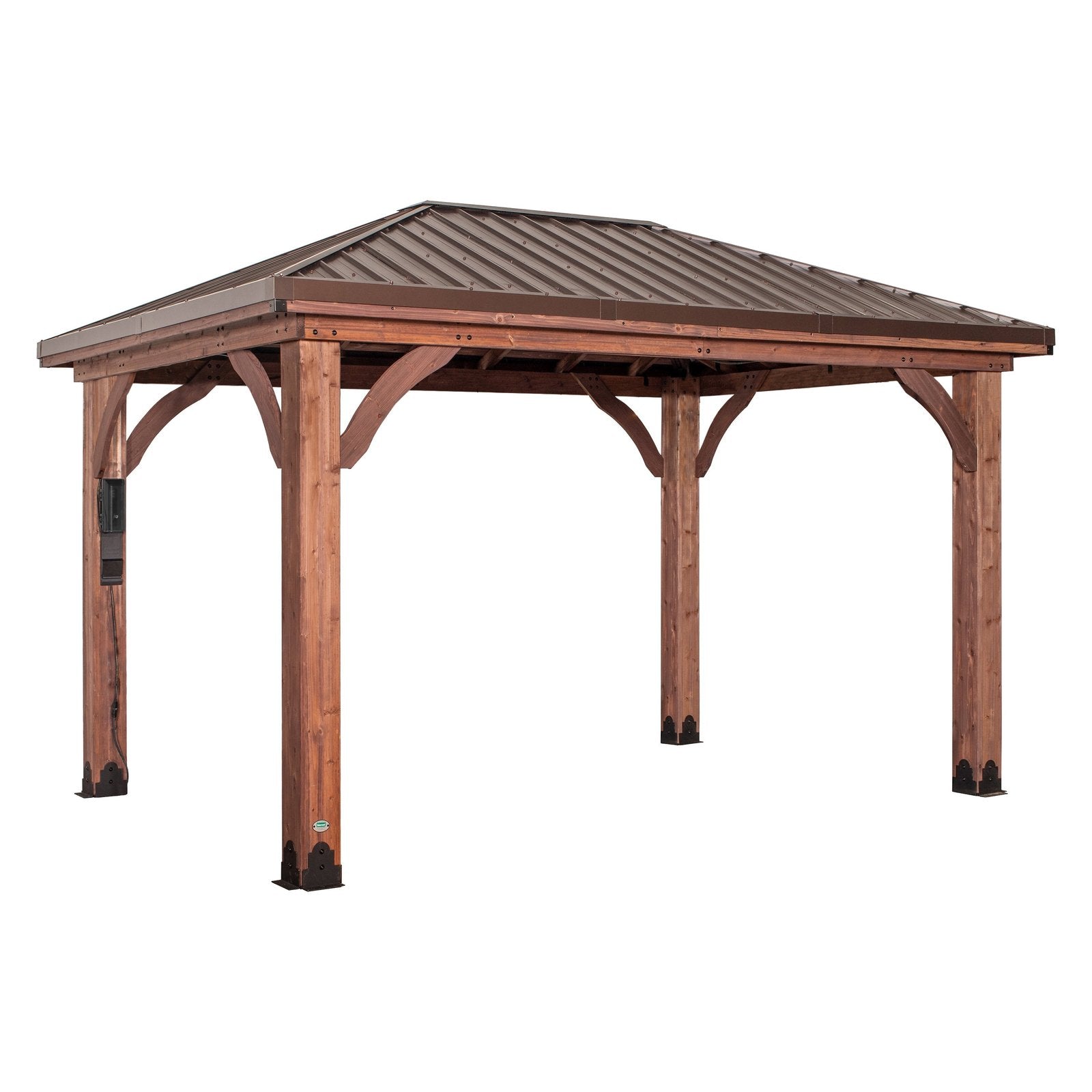 14×10 Cordova Gazebo-Dark Brown