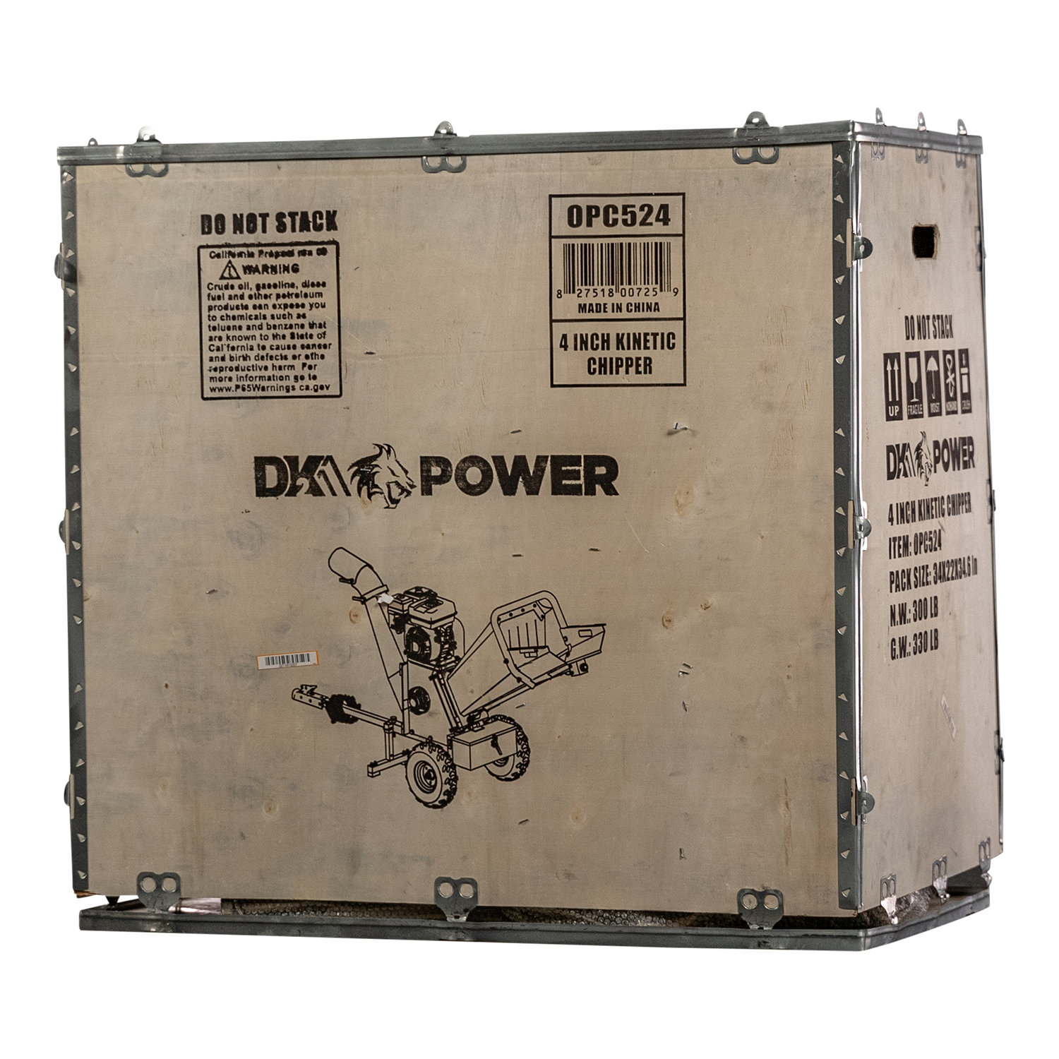 Detail K2 4 Inch Kinetic Drum Chipper – OPC524