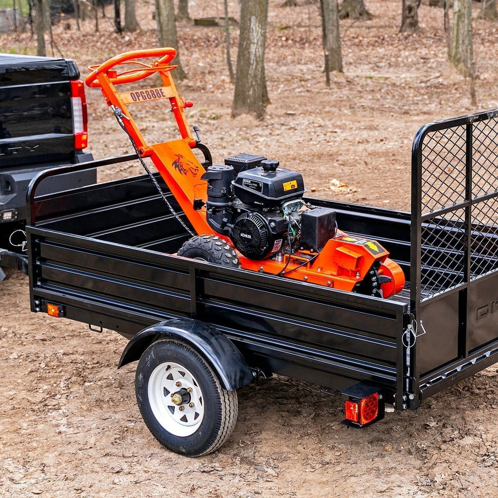 Detail K2 14 HP Commercial-Grade Stump Grinder with Electric Starter – OPG888E