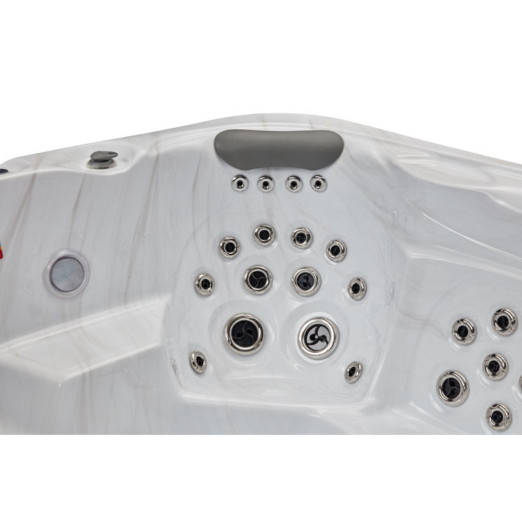 Danika 5-person 68-jet Hot Tub With Bluetooth In Gray