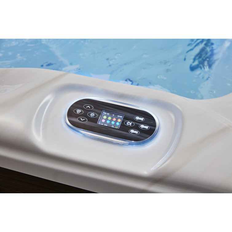 Danika 5-person 68-jet Hot Tub With Bluetooth In Gray