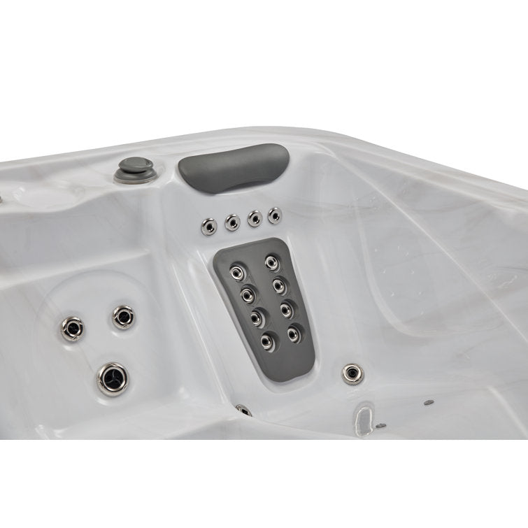 Danika 5-person 68-jet Hot Tub With Bluetooth In Gray