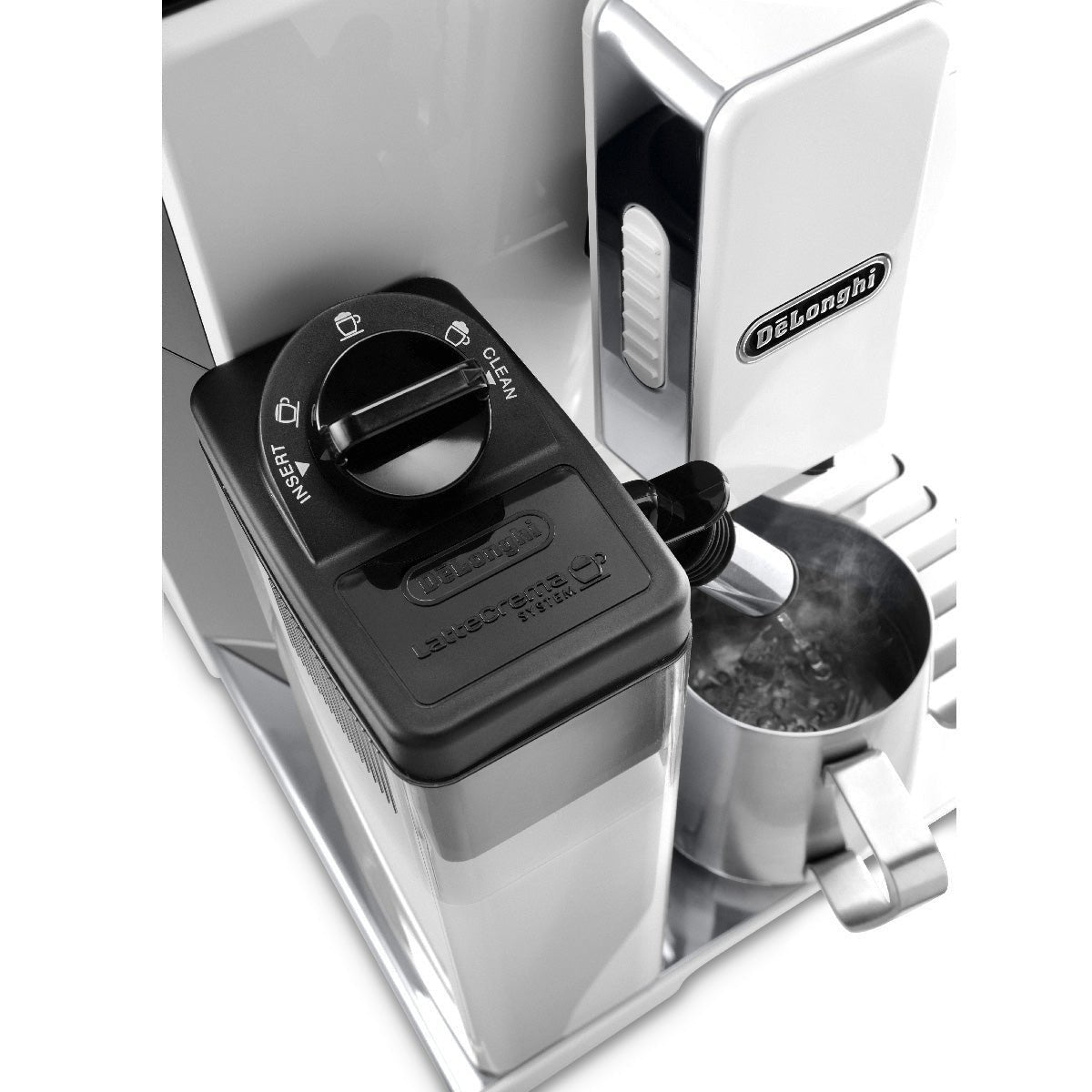 DeLonghi Eletta Cappuccino Super Automatic Espresso Machine (ECAM44660W / White)