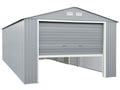 DuraMax 12×26 Light Gray Metal Storage Garage Kit