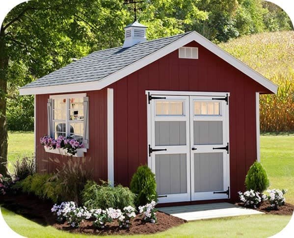 EZ-Fit Homestead 8×10 Wood Storage Shed Kit
