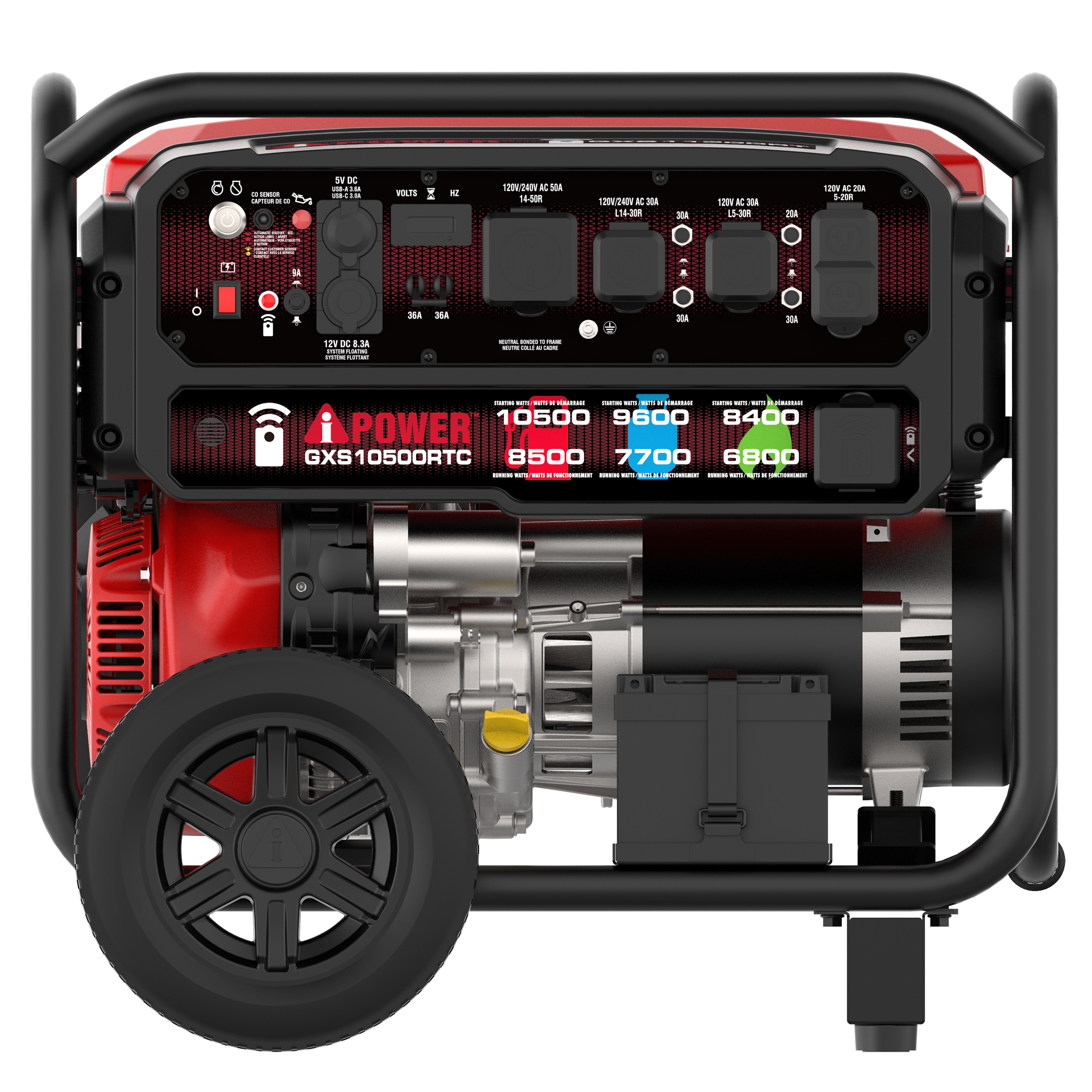 GXS10500RTC – Tri-Fuel Remote Control Generator