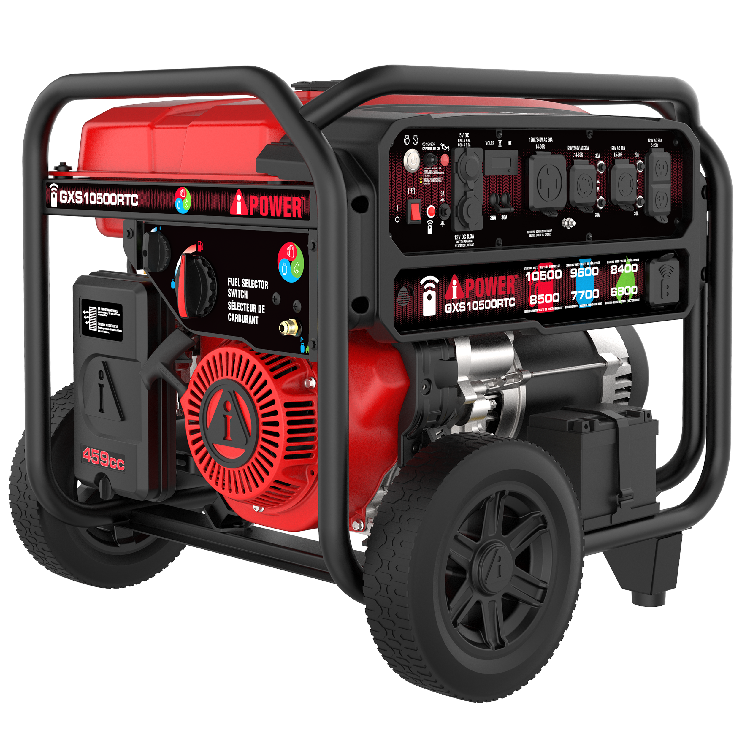 GXS10500RTC – Tri-Fuel Remote Control Generator