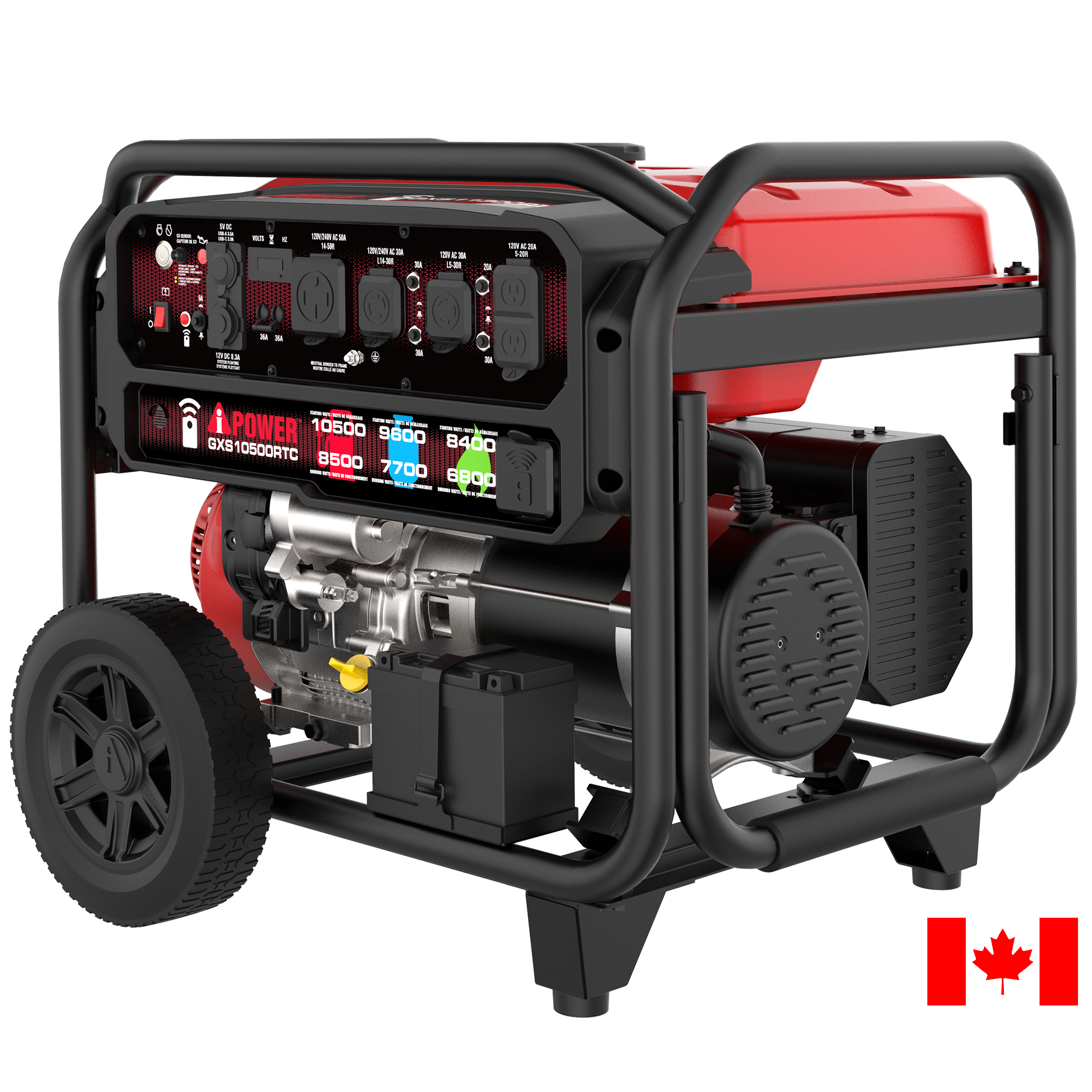 GXS10500RTC – Tri-Fuel Remote Control Generator