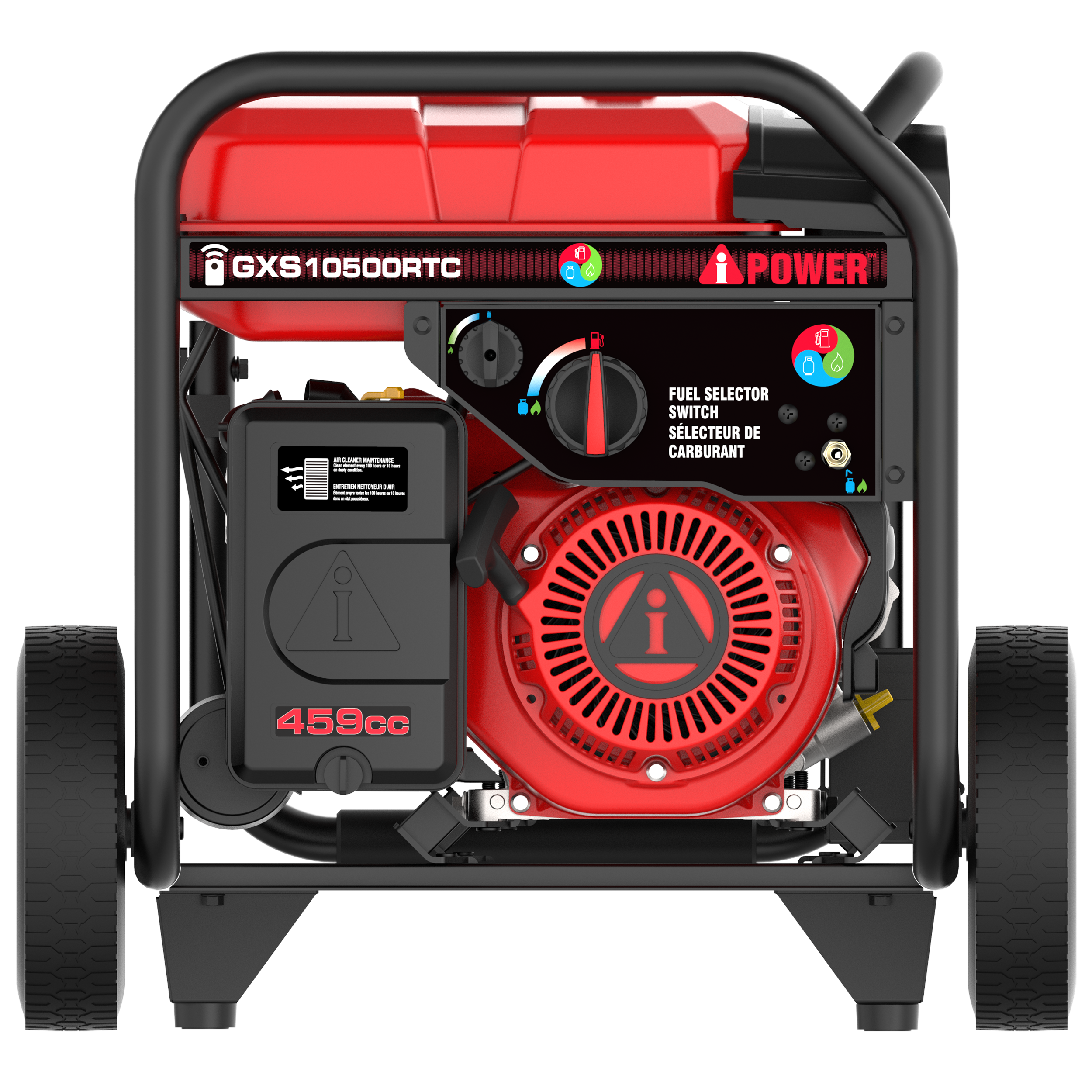 GXS10500RTC – Tri-Fuel Remote Control Generator