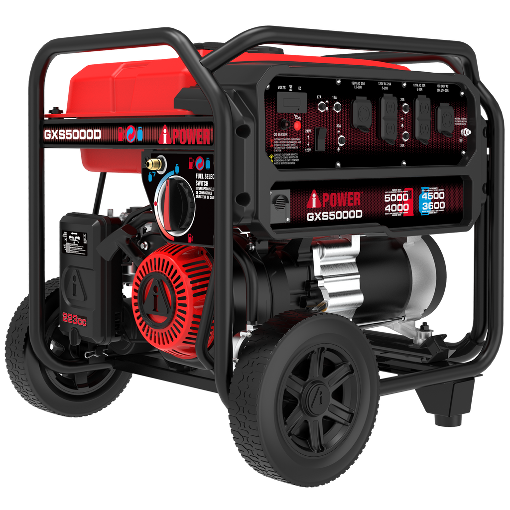 GXS5000D Dual Fuel Portable Generator
