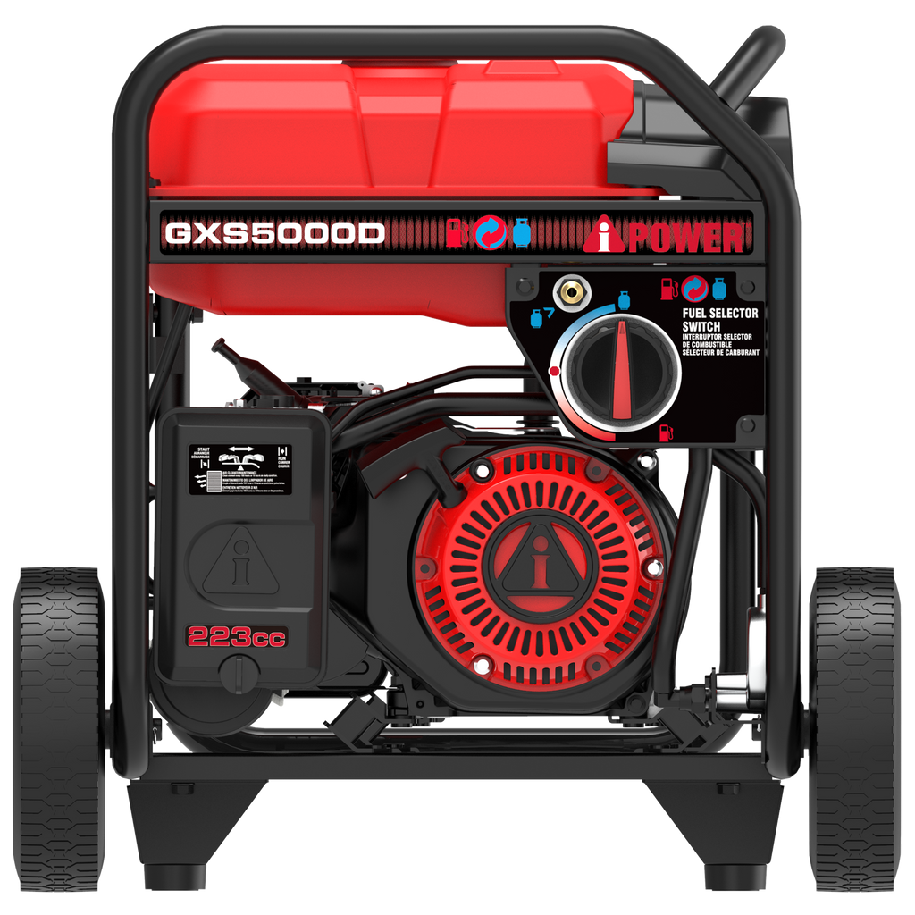GXS5000D Dual Fuel Portable Generator