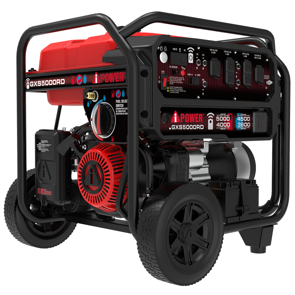 GXS5000RD Remote Dual Fuel Portable Generator