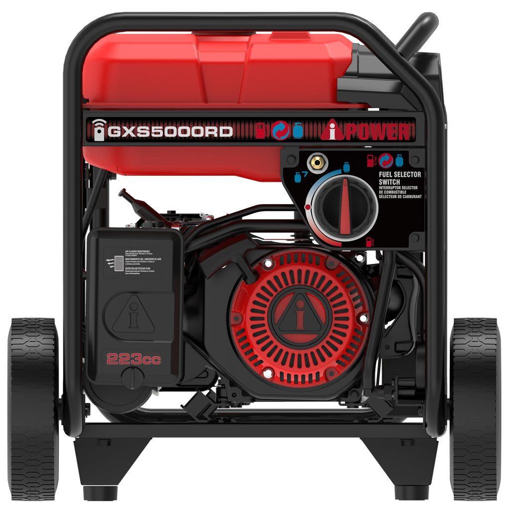 GXS5000RD Remote Dual Fuel Portable Generator