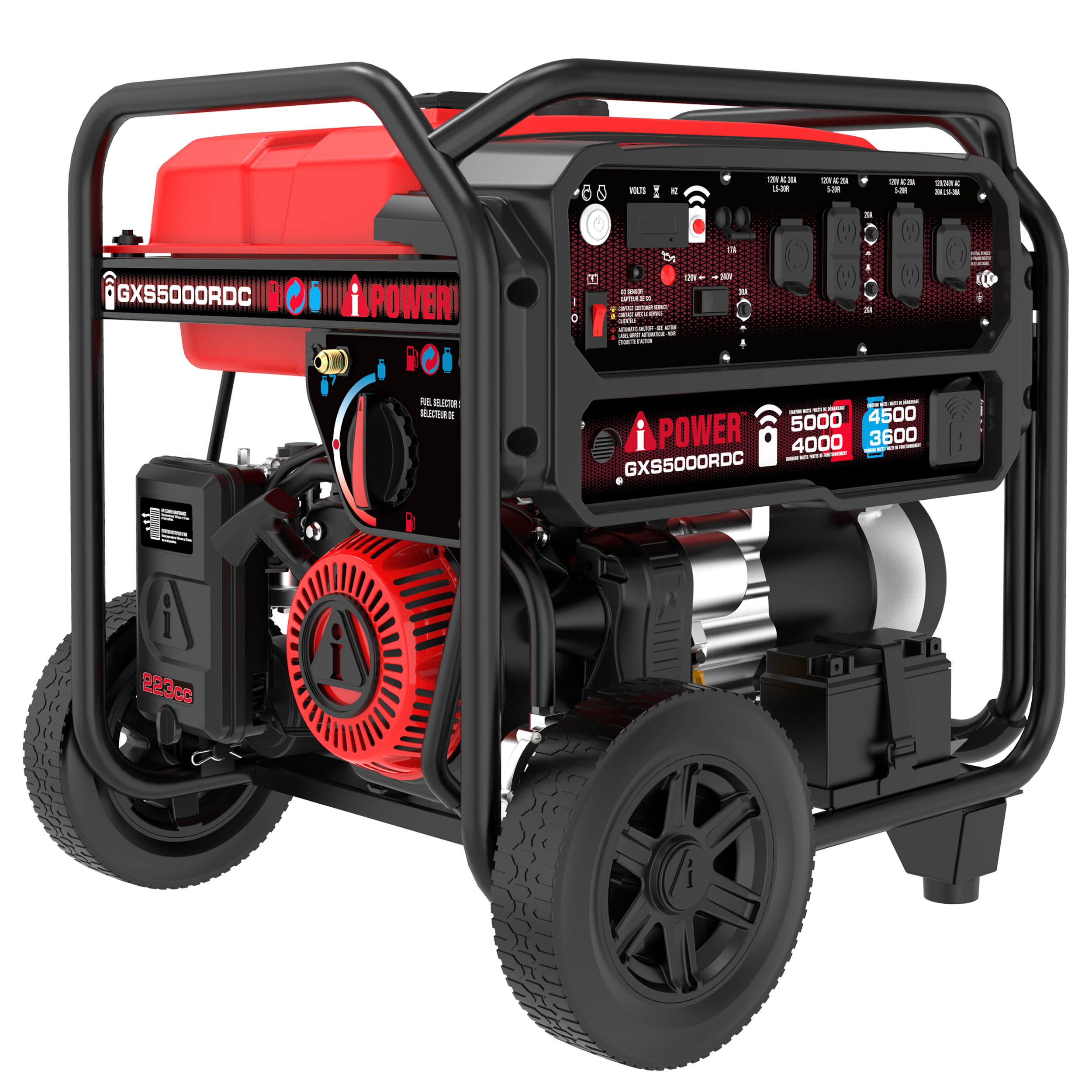 GXS5000RDC – Remote Dual Fuel Generator