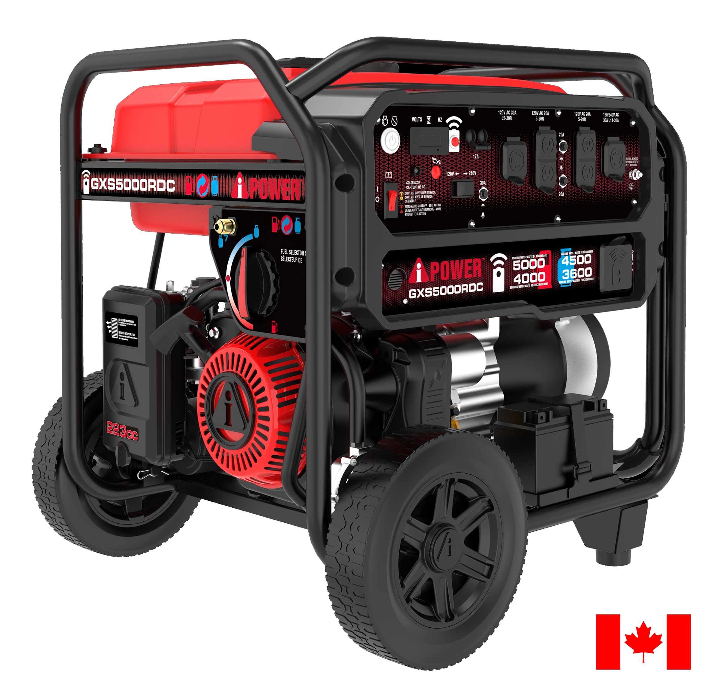 GXS5000RDC – Remote Dual Fuel Generator