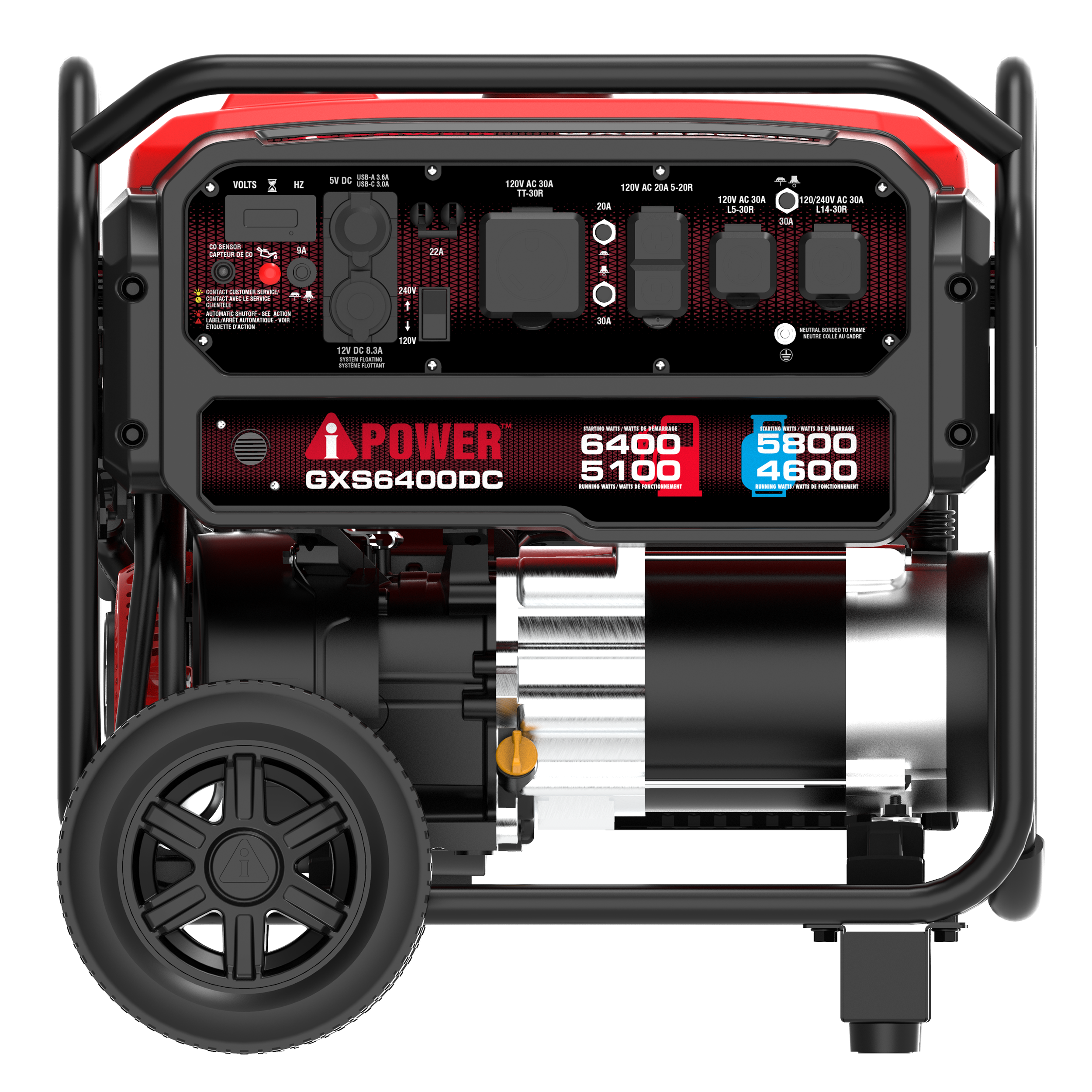 GXS6400DC – Dual Fuel Portable Generator