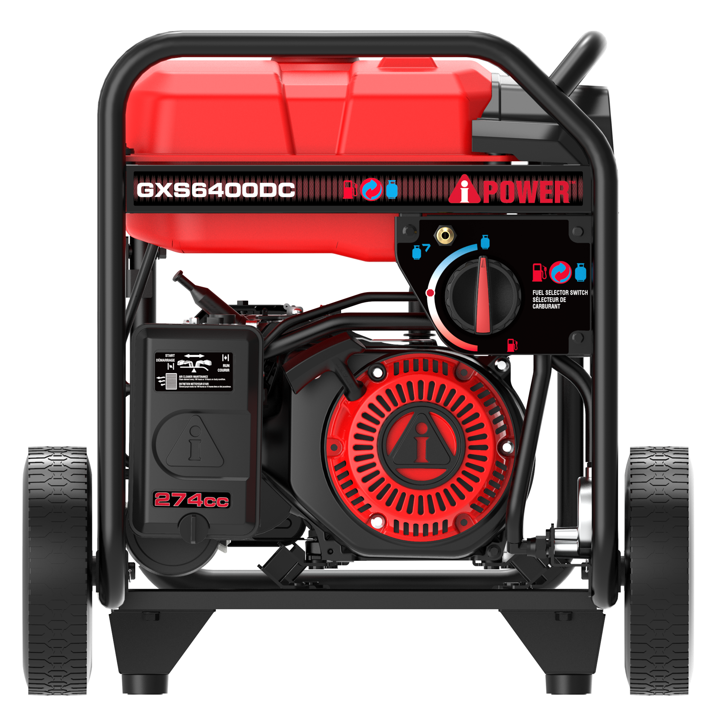 GXS6400DC – Dual Fuel Portable Generator