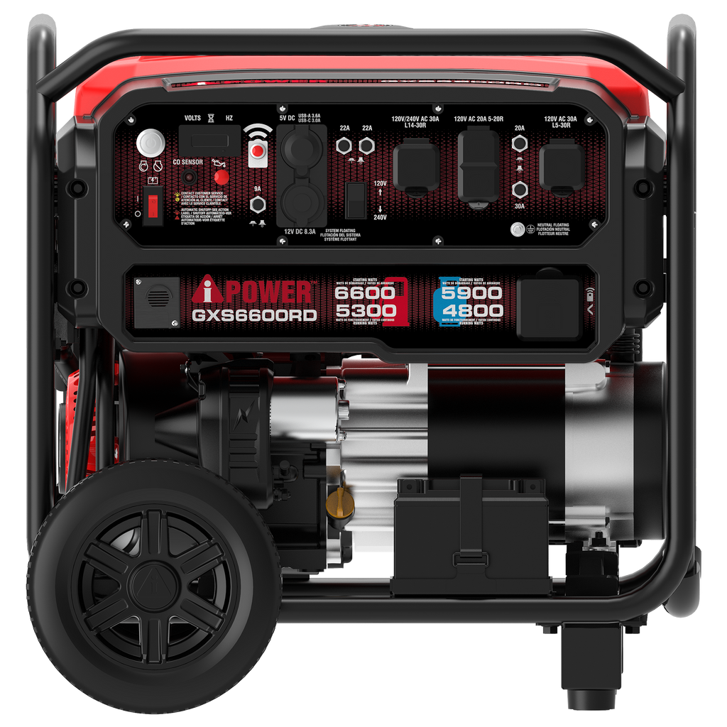 GXS6600RD Remote Dual Fuel Portable Generator