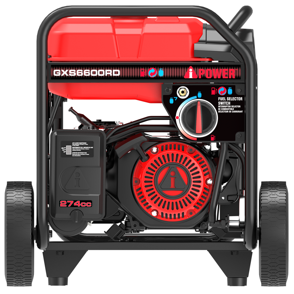 GXS6600RD Remote Dual Fuel Portable Generator