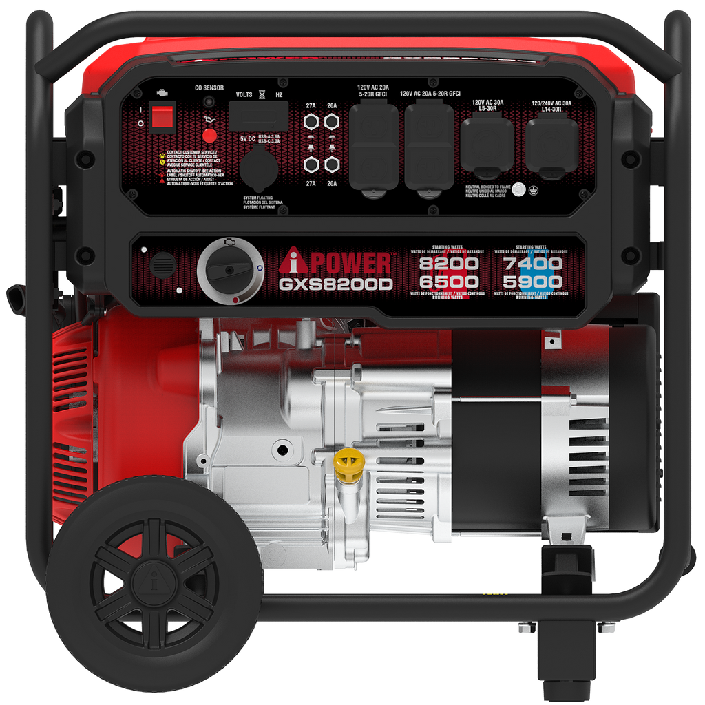 GXS8200D 8200-Watt Dual Fuel Generator