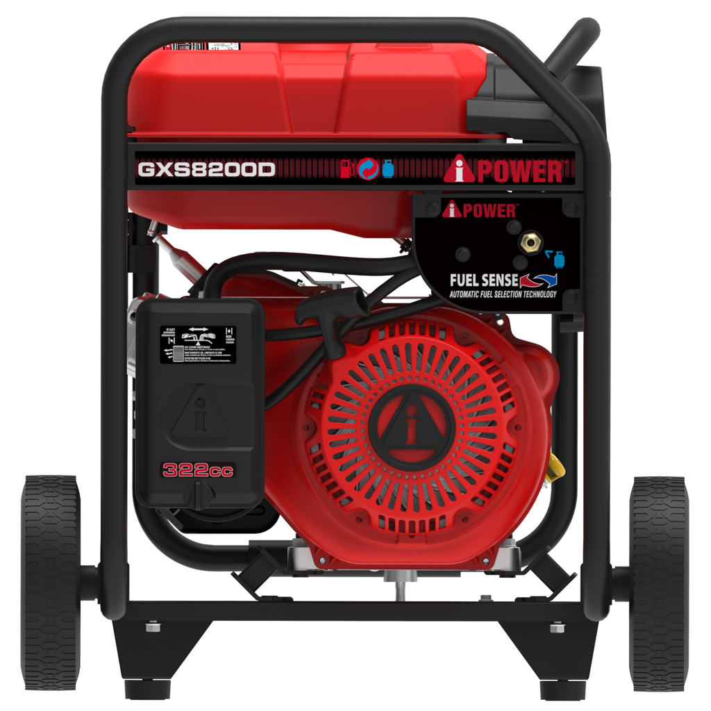 GXS8200D 8200-Watt Dual Fuel Generator