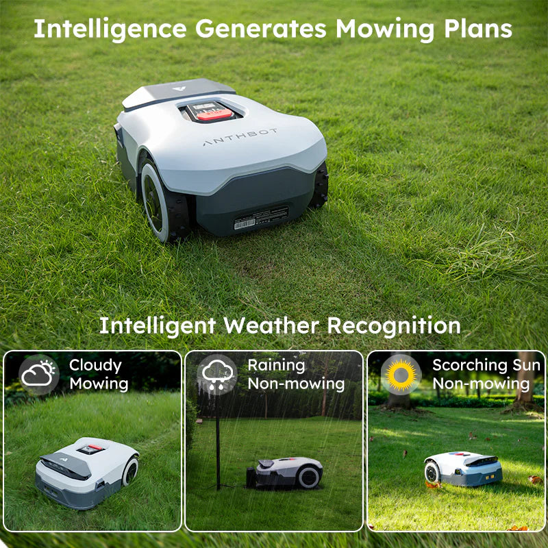 ANTHBOT Genie 3000: AI Robot Lawn Mower No Wire