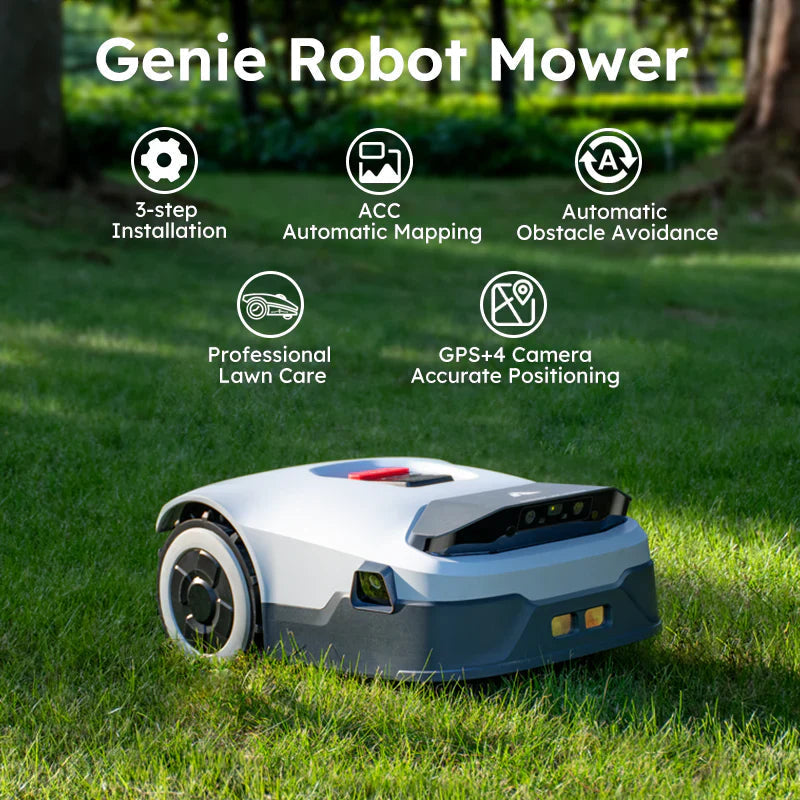 ANTHBOT Genie 3000: AI Robot Lawn Mower No Wire