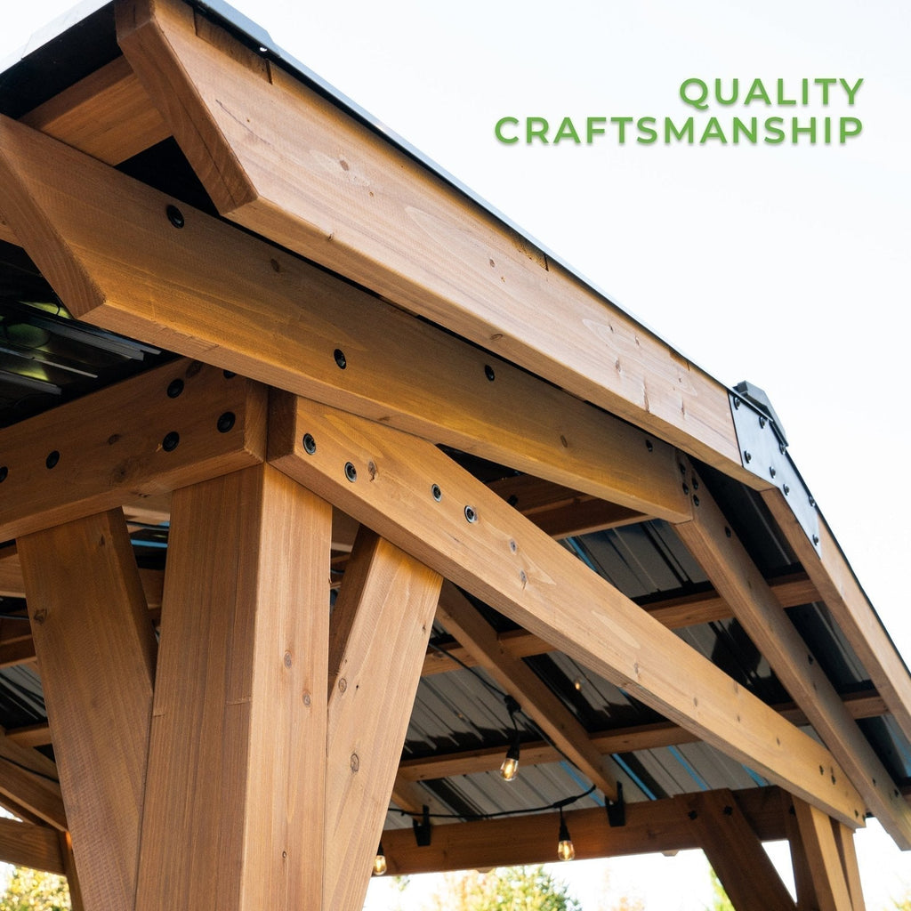 Granada Grill Gazebo with Outdoor Bar