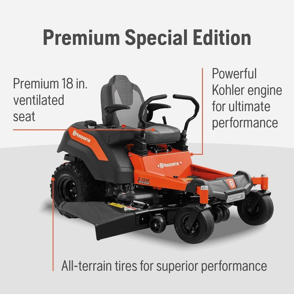 Husqvarna Z254F 24HP 726cc Kawasaki Engine 54″ FAB Z-Turn Mower Premium Special Edition 967844903