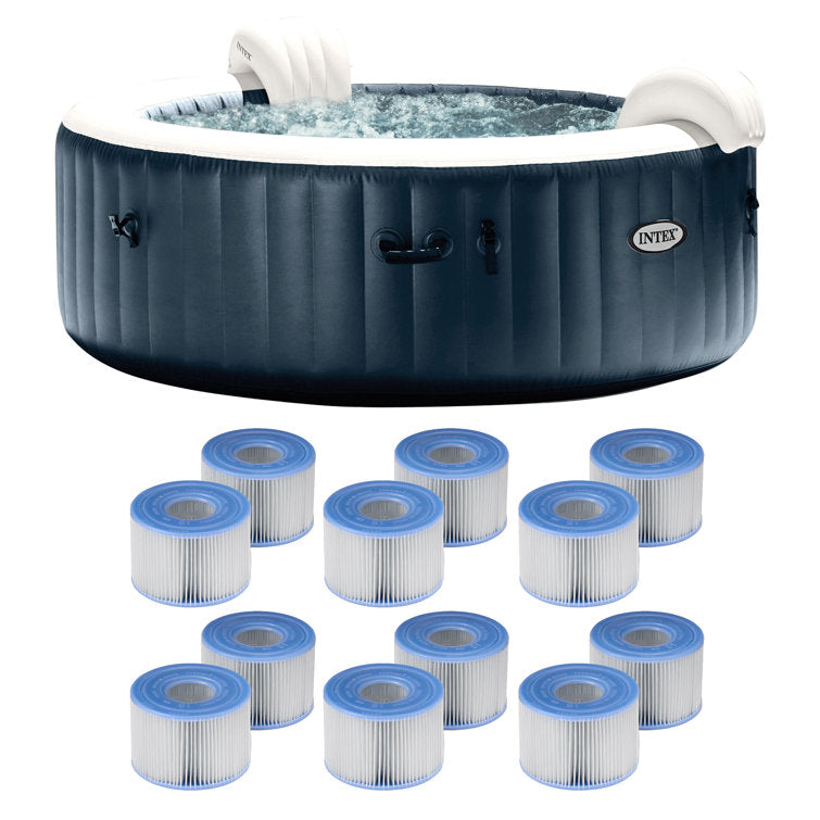Intex 6 – Person 170 – Jet Vinyl Inflatable Hot Tub