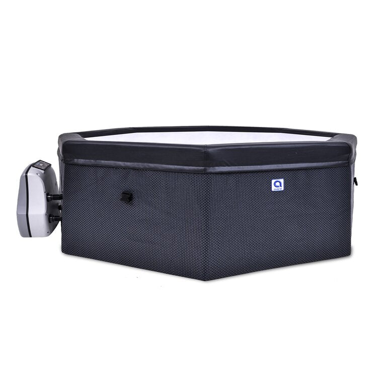 Jleisure Aegean 6 – Person 90 – Jet Hexagon Hot Tub in Black