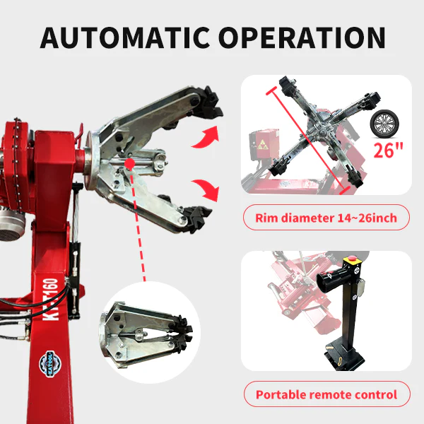 KT T160 Heavy Duty Truck Tire Changer Machine By KaTool