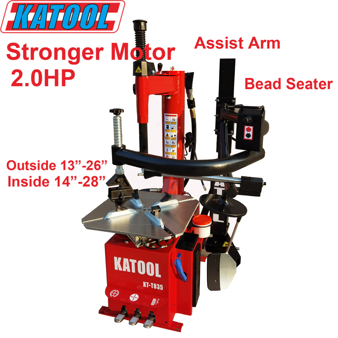 KT T835 Tire Changer Machine by KaTool