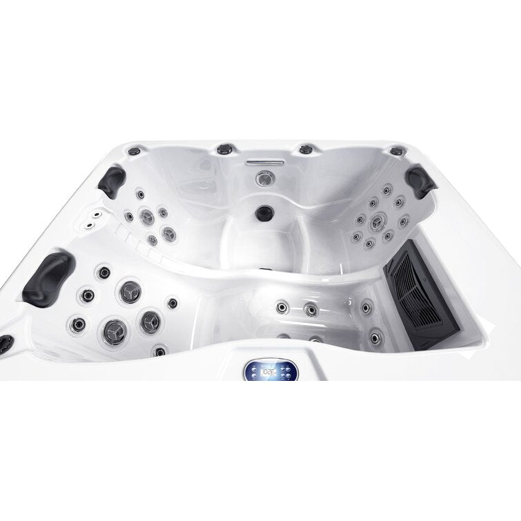 Luxuria Spas 220 Volt 3 – Person 55 – Jet Rectangle Plug & Play Hot Tub with Ozonator