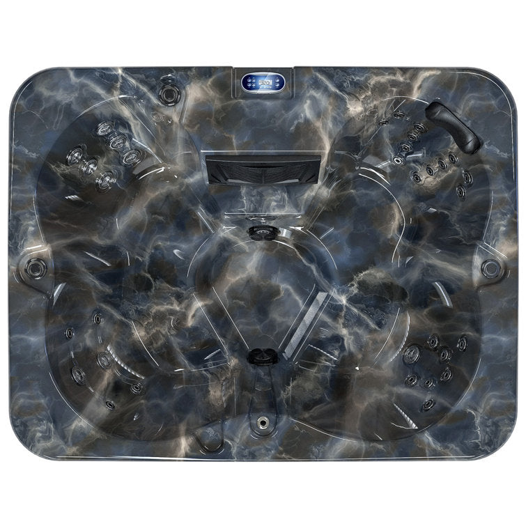 Luxuria Spas 220 Volt 4 – Person 55 – Jet Rectangle Plug & Play Hot Tub with Ozonator