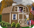 Millcreek 12×16 Wood Storage Shed Kit – ALL Pre-Cut
