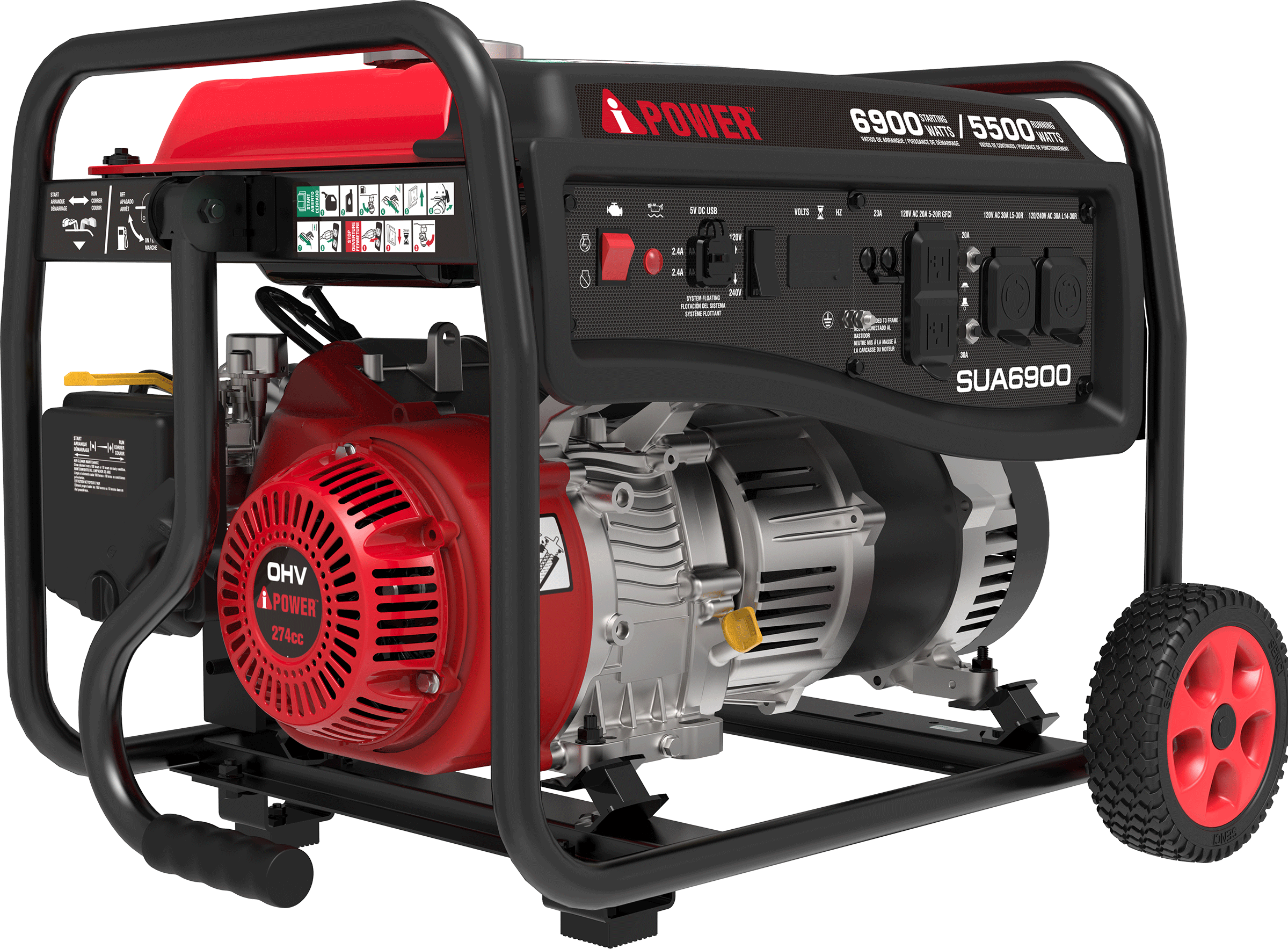SUA6900 – 6900 Watt<br> Portable Generator