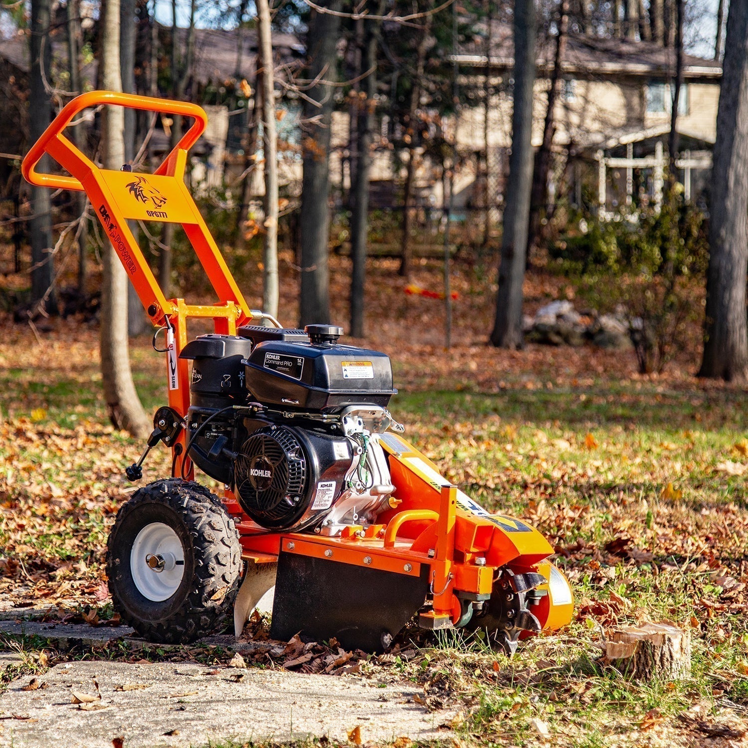 Detail K2 14 HP Commercial-Grade Stump Grinder – OPG777