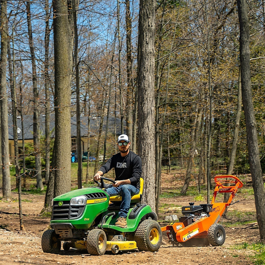 Detail K2 14 HP Commercial-Grade Stump Grinder with Electric Starter – OPG888E