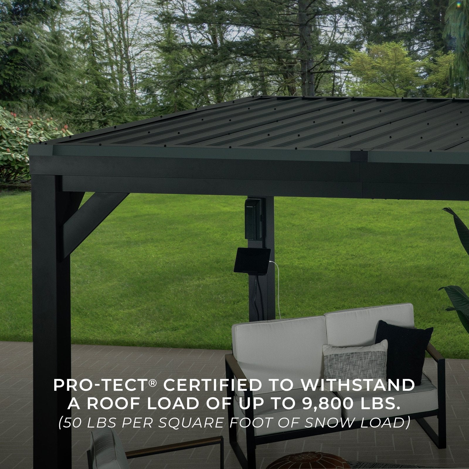 20×9.5 Stonebridge Gazebo/Carport