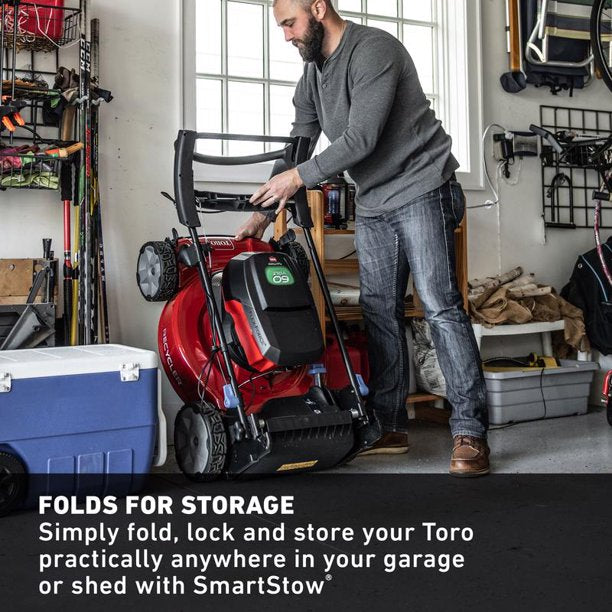 Flex-Force 60V Cordless 2-Tool Combo Kit 22 in. Recycler Walk Behind Lawn Mower &amp; Leaf Blower w/Charger &amp; Batteries